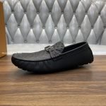 Silverstone Moccasins Black Monogram-Embossed Calf Leather 1Ahrrw