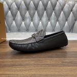 Silverstone Moccasins Brown Monogram-Embossed Calf Leather 1Ahrtb