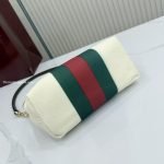 Small Pouch With Strap And Web Natural Washed Canvas