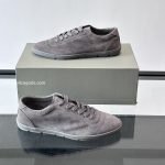 Suede Sneakers In Grey