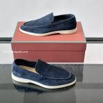 Summer Walk Loafers Blue Suede – Lr93