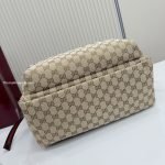 Tag Large Backpack Sand And Brown GG Canvas