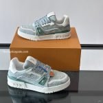 Trainer Sneakers Green Canvas 1Ak7Oh