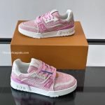 Trainer Sneakers Pink Canvas 1Akbb6