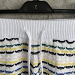 Tuck Stitch Shorts In Multicolor