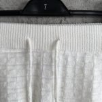 White Boucle Shorts