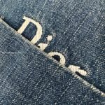 Zipped Jacket Blue Cotton Twill