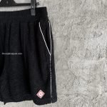 Black Towelling Shorts