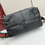 Brera Medium Crossbody Bag Black Soft Grainy Leather