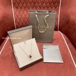 B.zero1 Pendant Necklace In 18 Kt Rose Gold With Matte Black Ceramic