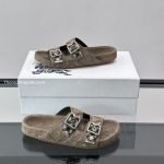 Check Suede Urchin Sandals – Bbrs8