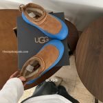 Classic Ultra Mini Weather Shoes In Brown And Blue