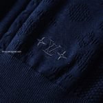 Cotton-Silk Pointelle Polo Shirt In Blue 1Ajio0
