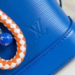 Alma Bb Bag Ocean Blue Cowhide Leather M29125
