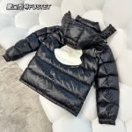 Fustet Hooded Down Jacket In Black – Jk713