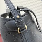 Giglio Small Tote Bag Black GG Leather