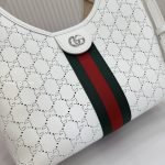 Giglio Small Tote Bag White GG Leather
