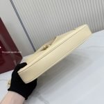 Jackie 1961 Medium Shoulder Bag Light Yellow Soft Grainy Leather
