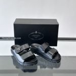 Leather Strap Slides In Black – Pds44