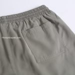 Logo Embroidererd Swim Shorts In Grey