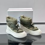 Altive Mid Snow Boots In Sage Green – Mc36