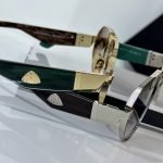 Maybach The King Iii Sunglasses In Gold And Green – Sg259