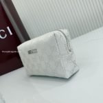 Medium Cosmetic Case With Gucci Plaque Ivory GG Canvas