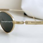 Mm216 Oval Sunglasses In Gold – Sg290
