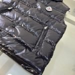 Moncler Enfant Tib Down Vest In Black
