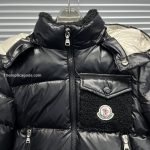 Moncler Enfant Yule Hooded Down Jacket In Black