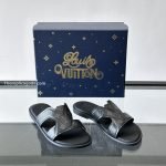Oasis Mules Black Calfskin Monogram Eclipse 1Acrpd