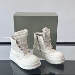 Rick Owens Mega Bumper Sneakers In White – Ro39