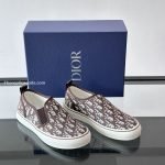 Saltwind Slip-On Sneakers Brown Oblique Jacquard – Cd507