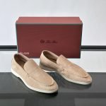 Summer Walk Loafers Beige Suede – Lr91
