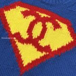Superman Logo Sweater In Blue – Sk803