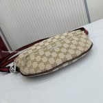 Tag Small Crossbody Bag Sand And Brown GG Canvas