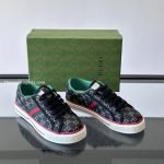 Tennis 1977 GG Supreme Jacquard Sneakers Black Denim – Gc558