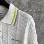 Tennis Boucle Polo Shirt In White