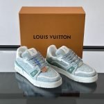 Trainer Sneakers Green Canvas 1Ak7Oh