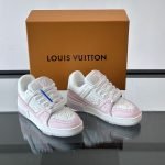Trainer Sneakers Pink Textured Calfskin 1Akcie