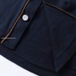 Baseball Shirt In Navy Blue Shirt – Sh534