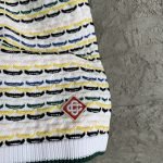 Tuck Stitch Shorts In Multicolor