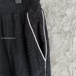 Black Towelling Shorts