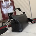 Brera Small Crossbody Bag Black Leather