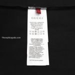 Cotton Jersey T-Shirt In Black With Embroidery