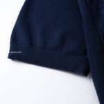 Cotton-Silk Pointelle Polo Shirt In Blue 1Ajio0
