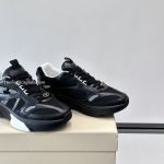 Demivee Mesh And Suede Sneakers In Black – Vl225
