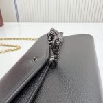 Dionysus Small Shoulder Bag Black Leather