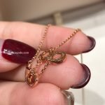 Divas’ Dream Necklace Divas’ Dream Necklace In 18 Kt Rose Gold With 18 Kt Rose Gold Pendant Set With One Diamond And Carnelian