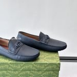 Havel Interlocking G Loafers In Blue – Gc564